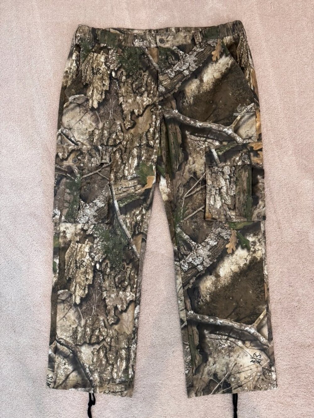 Realtree Camo Cargo Pants Hunting Size XL